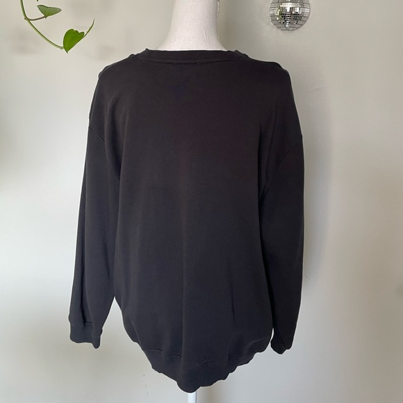 Zara Embroided Abstract Line Design Sweatshirt - Picture 6 of 10